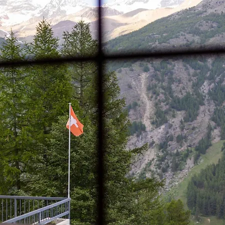 Domek alpejski Waldhotel Fletschhorn Private Whole In Saas-fee 360 Alpine Views & Sauna Saas-Grund
