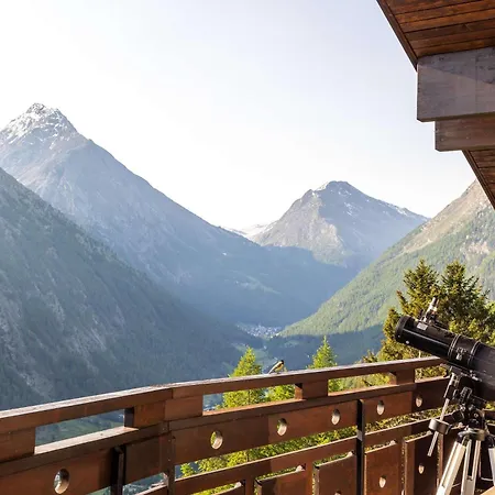 Waldhotel Fletschhorn Private Whole In Saas-fee 360 Alpine Views & Sauna Domek alpejski Saas-Grund