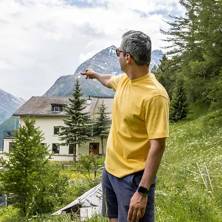 Waldhotel Fletschhorn Private Whole In Saas-fee 360 Alpine Views & Sauna Domek alpejski