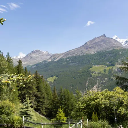 Domek alpejski Waldhotel Fletschhorn Private Whole In Saas-fee 360 Alpine Views & Sauna 4*