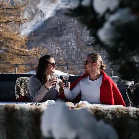 Waldhotel Fletschhorn Private Whole In Saas-fee 360 Alpine Views & Sauna