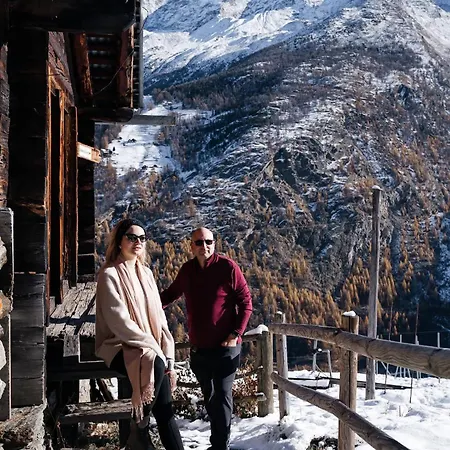 Dağ evi Waldhotel Fletschhorn Private Whole In Saas-fee 360 Alpine Views & Sauna 4*