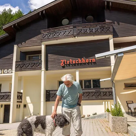 Waldhotel Fletschhorn Private Whole In Saas-fee 360 Alpine Views & Sauna 샬레 사스그룬트