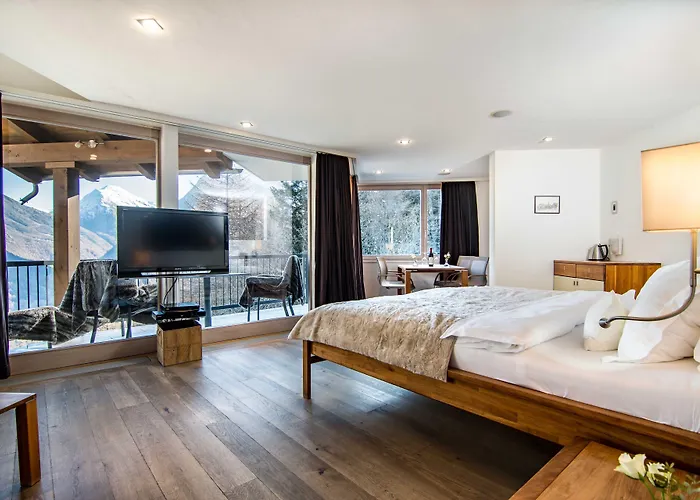 Waldhotel Fletschhorn Private Whole Hotel In Saas-Fee 360 Alpine Views & Sauna