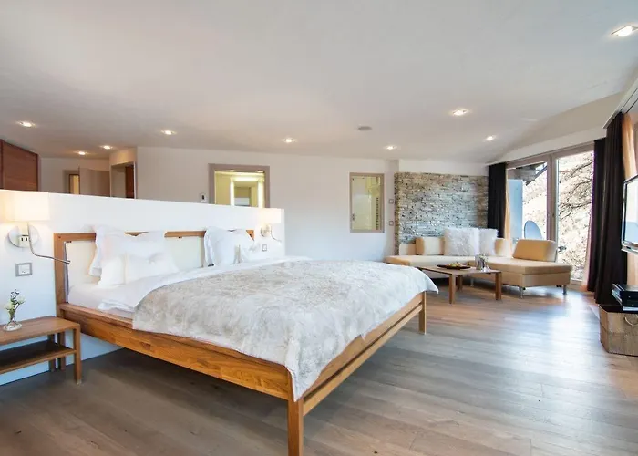 Waldhotel Fletschhorn Private Whole Hotel In Saas-Fee 360 Alpine Views & Sauna Отель 4*
