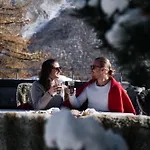 Waldhotel Fletschhorn Private Whole In Saas-fee 360 Alpine Views & Sauna